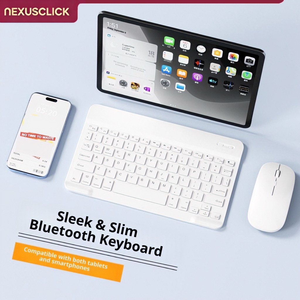 Pc Gaming Xiaomi - NexusClick Bluetooth Klavye ve Fare iPad