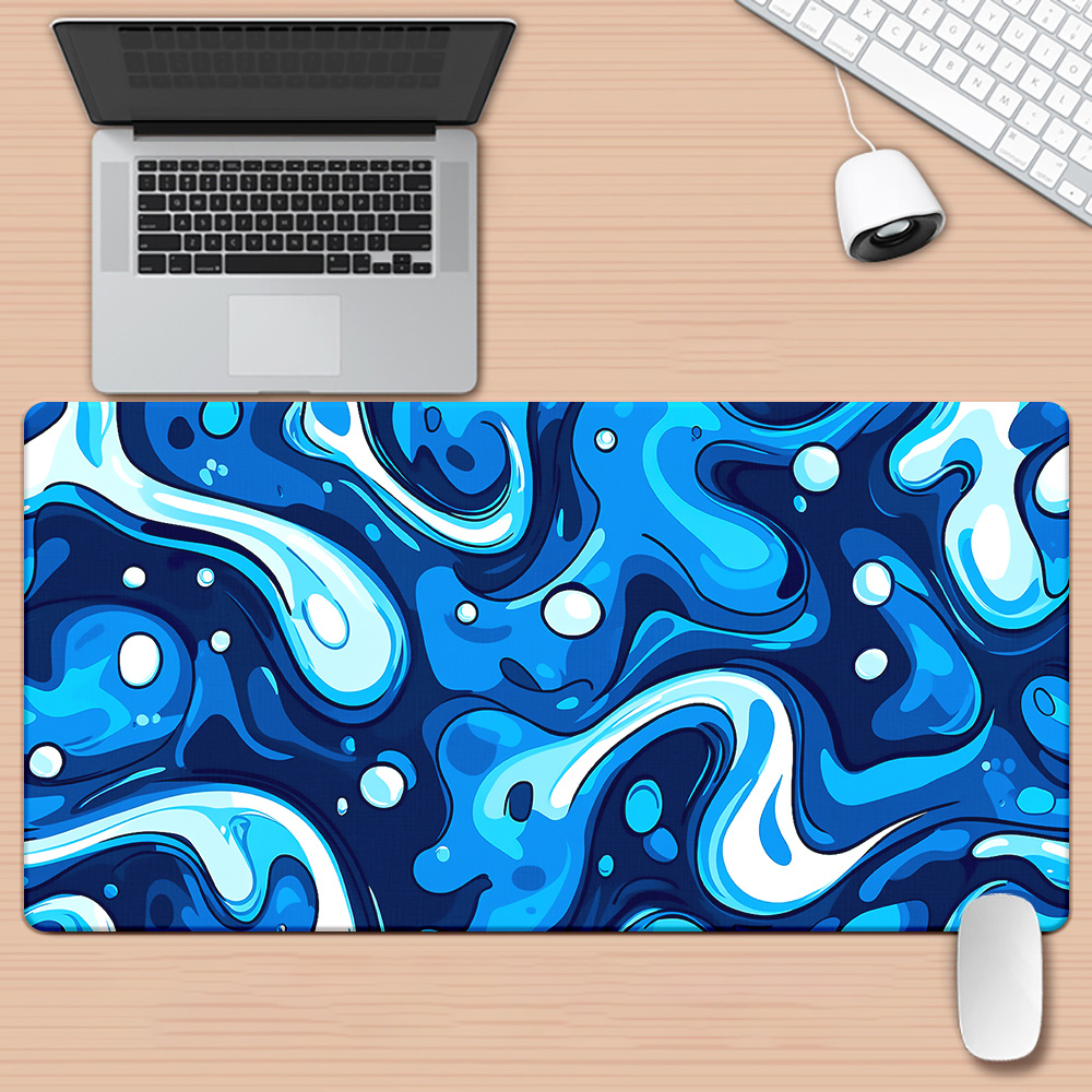Pc Gaming Liquid - Soyut Mavi Girdaplı Sıvı XXL Oyun