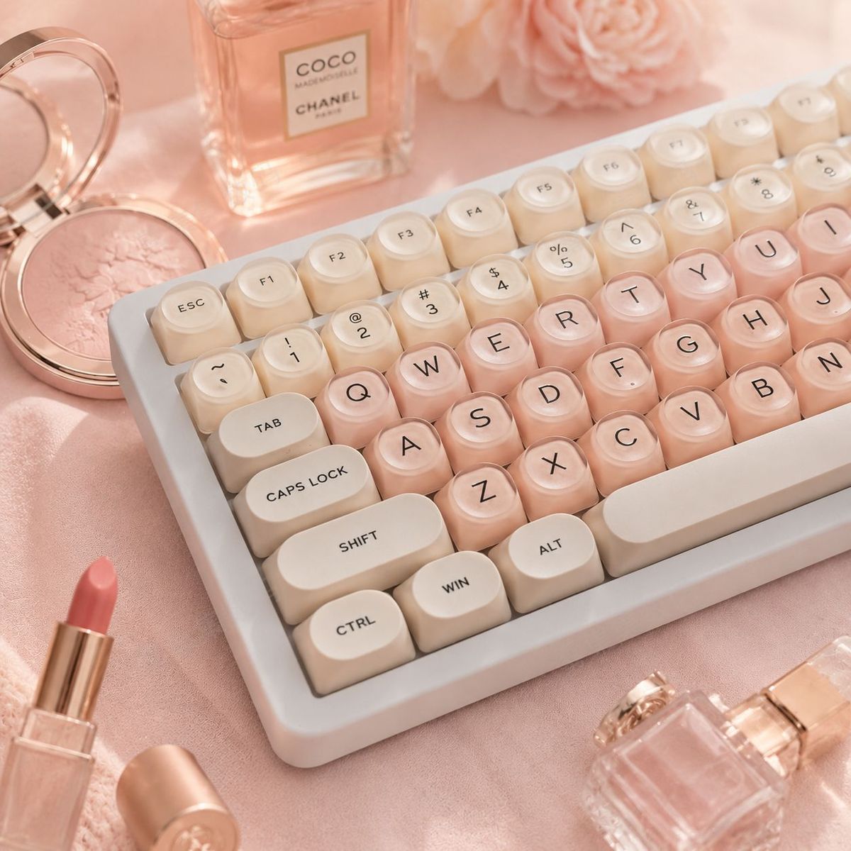 Pc Gaming Liquid - 128 Tuşlu Sıvı Fondöten Yarı Şeffaf