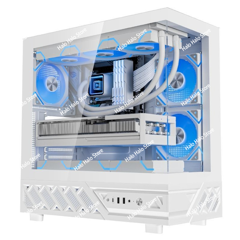Pc Gaming Liquid - Beyaz Deniz Manzaralı ATX PC Kasası