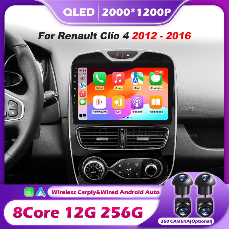 Dual Monitor Arm - Renault Clio 4 2012-2016 için Carplay