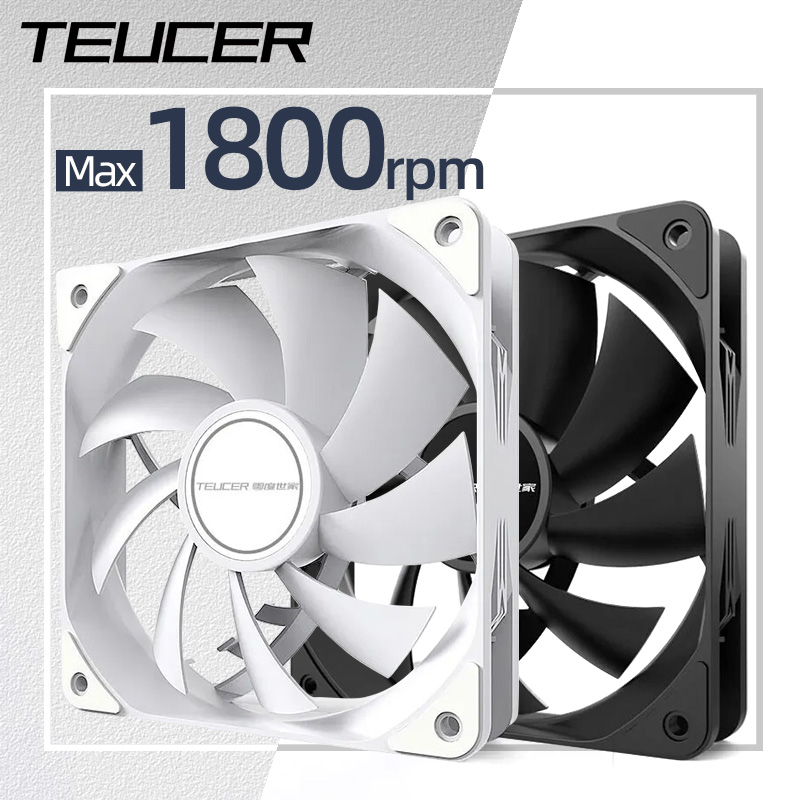 Pc Case Fan - Teucer 12cm şasi Fan PWM kontrolü
