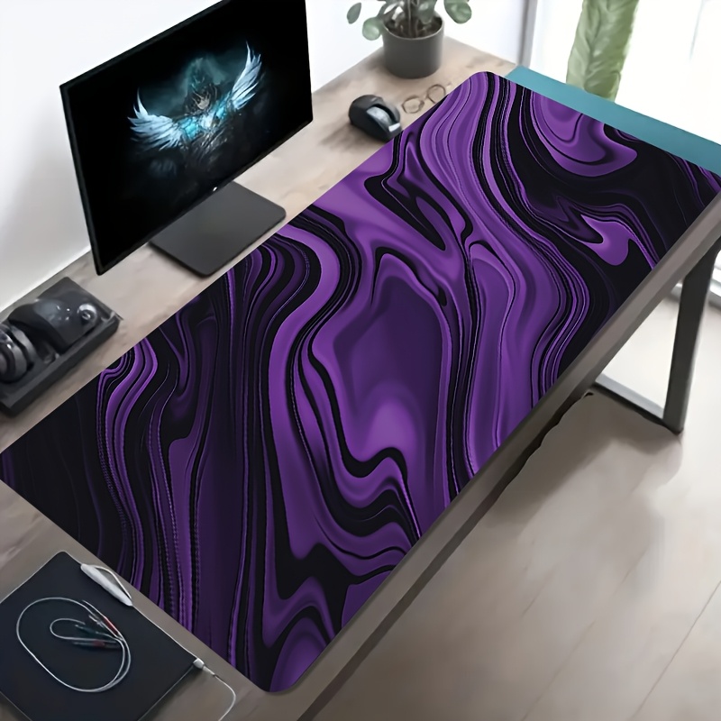 Pc Gaming Liquid - Mor Siyah Mermer Desenli Sıvı Metal