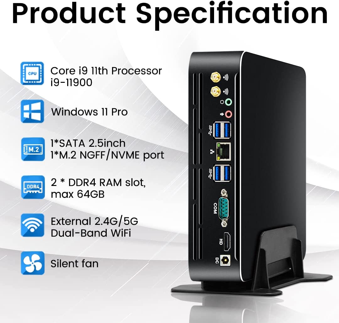 Pc Gaming Core I5 - Partaker 11. Nesil Intel Mini PC