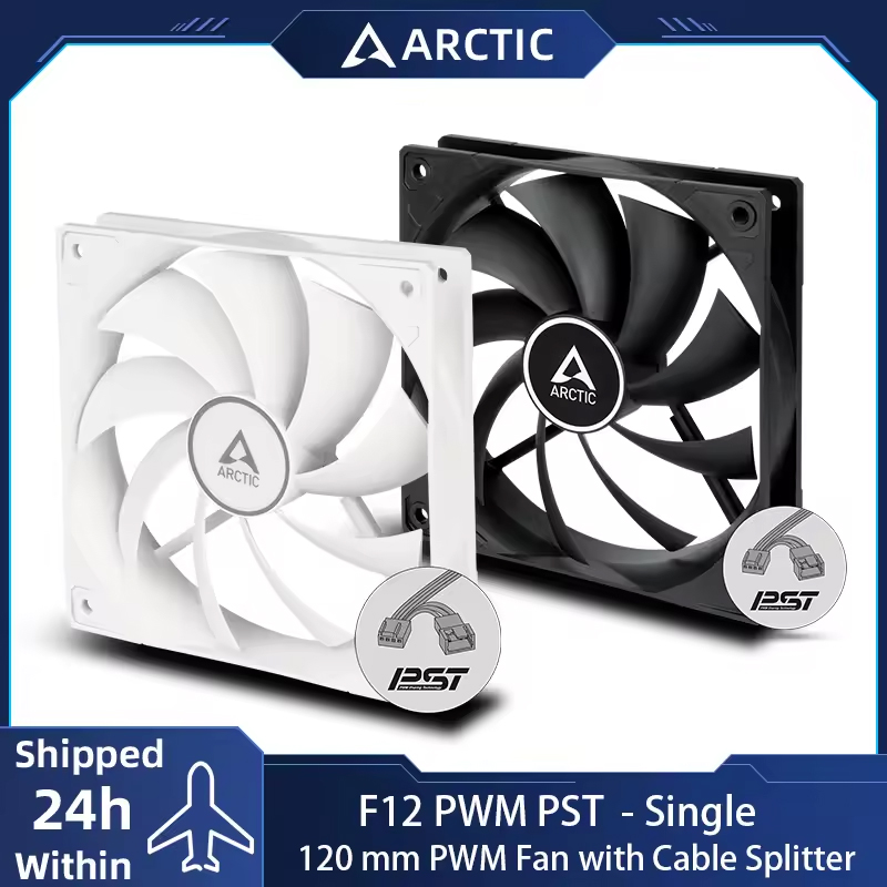 Pc Case Fan - ARCTIC F12 PWM PST 120mm Fan,