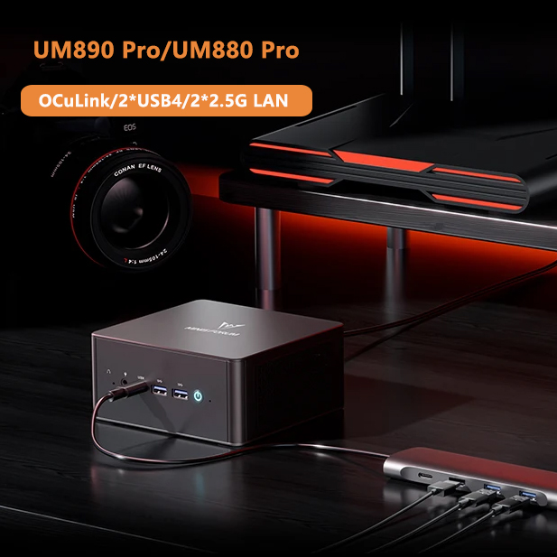 Pc Gaming Ryzen 7 - MINISFORUM OCuLink Oyun Mini Bilgisayarı UM890