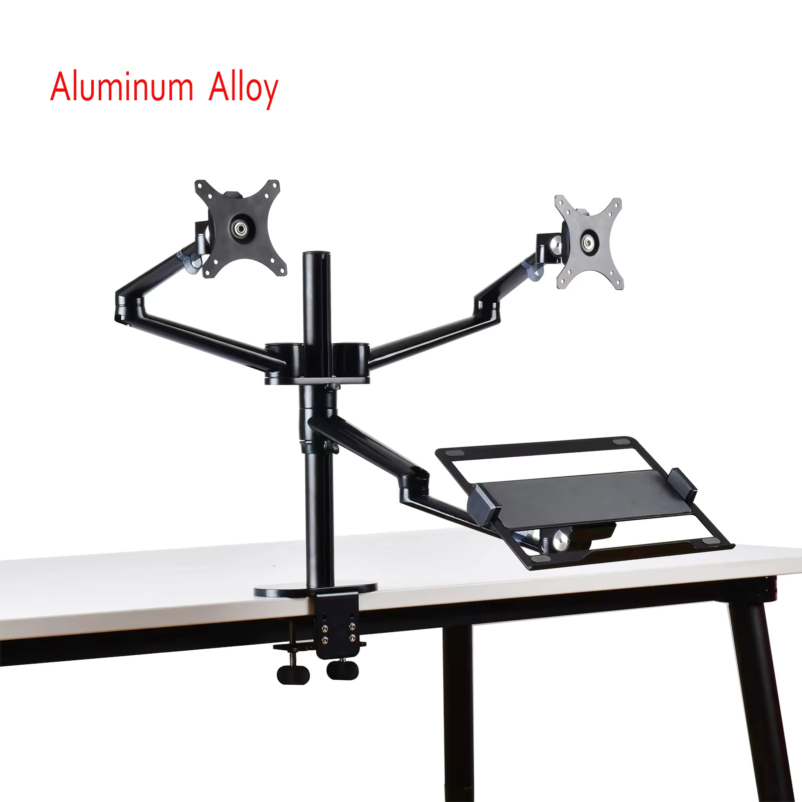 Dual Monitor Arm - OL-10T Alüminyum Yükseklik Ayarlı Masaüstü Çift