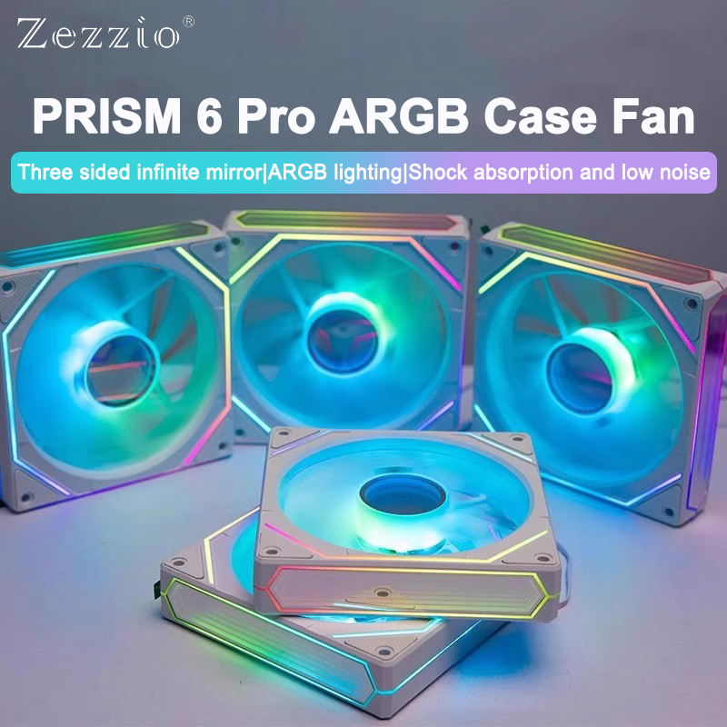 Pc Case Fan - ZEZZIO PRISM 6 PRO 120mm ARGB