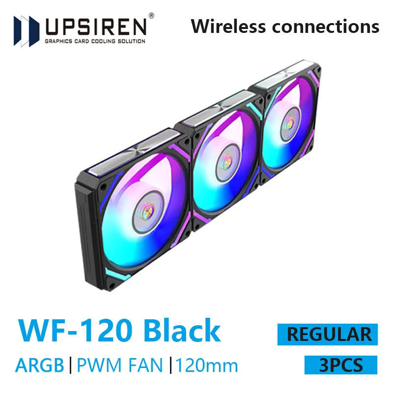 Pc Case Fan - UPSIREN WF-120 ARGB PWM 3 adet