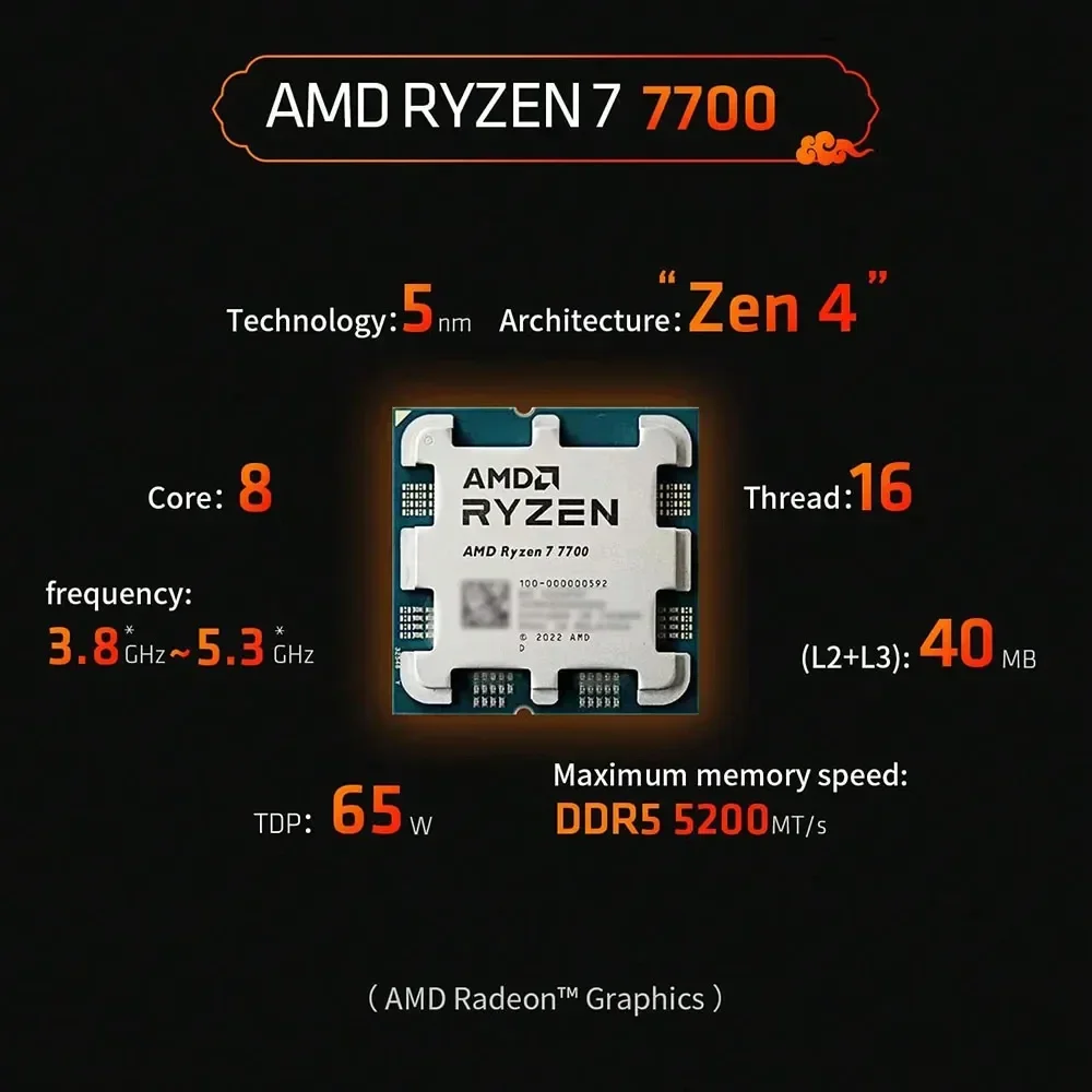 AMD R7 7700 Ryzen 7 7700 Ekono - Pc Gaming Ryzen 7 incelemesi ve fiyatı