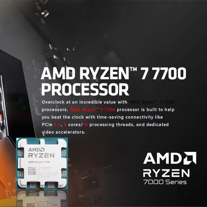 Yeni AMD Ryzen 7 7700 İşlemci  - Pc Gaming Ryzen 7 incelemesi ve fiyatı