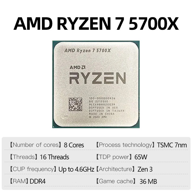 AMD Ryzen 7 5700X Oyun Bilgisa - Pc Gaming Ryzen 7 incelemesi ve fiyatı