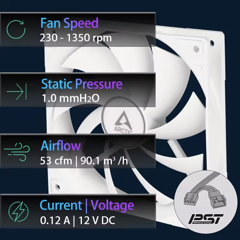 ARCTIC F12 PWM PST 120mm Fan,  - Pc Case Fan incelemesi ve fiyatı