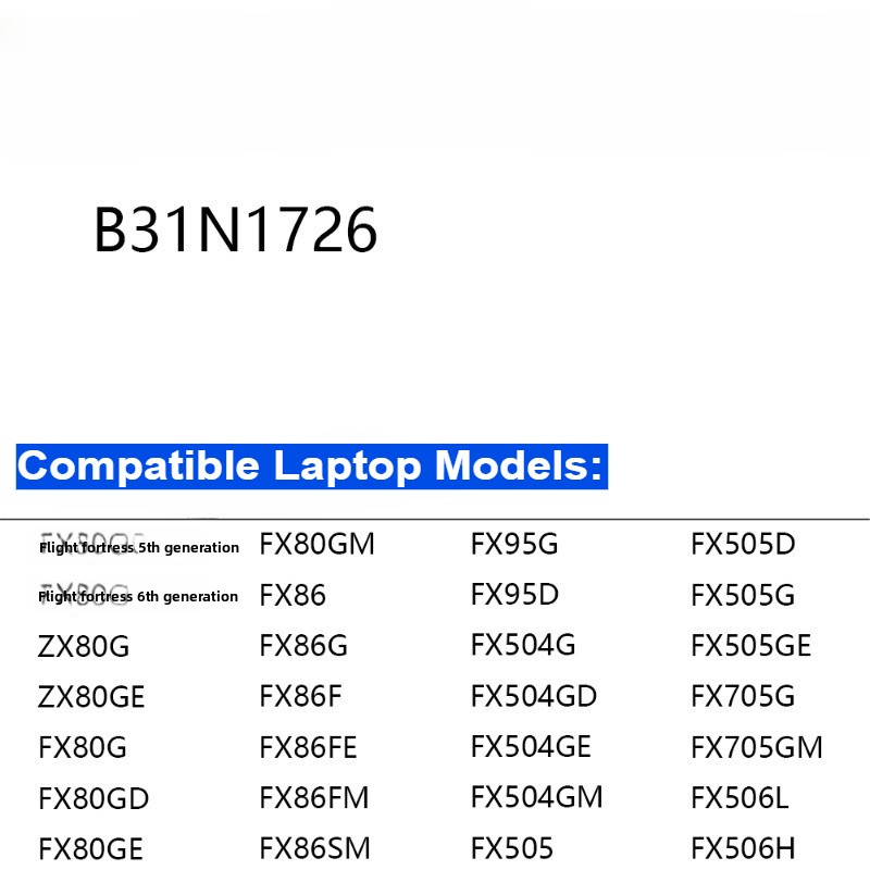 B31N1726 Laptop batarya Asus R - Pc Gaming Asus Rog incelemesi ve fiyatı
